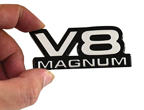 Monogramme V8 Magnum relief 3D pour restaurer les logos usés de Van et pick-up