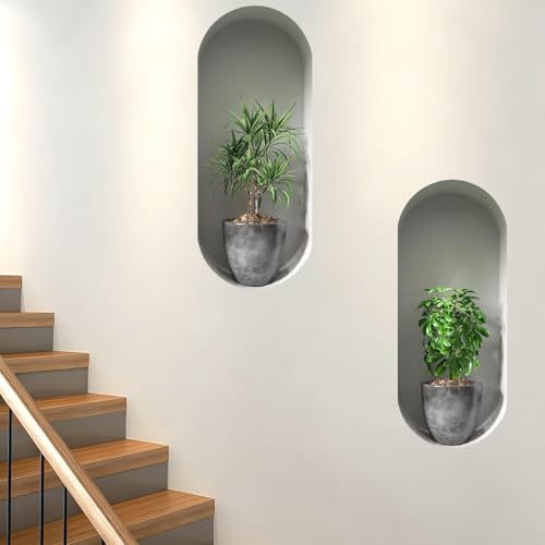Decoración de pasillo con arte de pared autoadhesivo 7