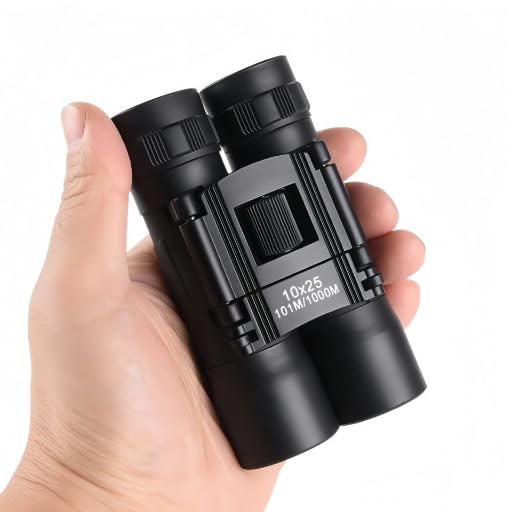 Binoculares compactos impermeables 10x25 miniatura 1