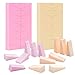 Produktbild 48 Stück Make Up Schwamm Set, Latexfrei Kosmetik Schwämmchen Dreieckige Beauty Blender Schminkschwämmchen, Wiederverwendbarer Makeup Schwamm Klein für Puder/Creme/Flüssigkeit/Nägel