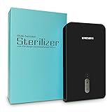 Smartphone UV Sanitizer, Cell Phone Sterilizer Cleaner for iPhone 8 iPhoneX Samsung Galaxy S8 S7 S6 Edge Earphone Jewelry Watches Cleaner– Black