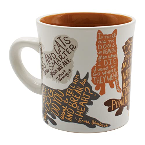 Taza literaria perro The Unemployed Philosophers Guild 12 oz miniatura 6