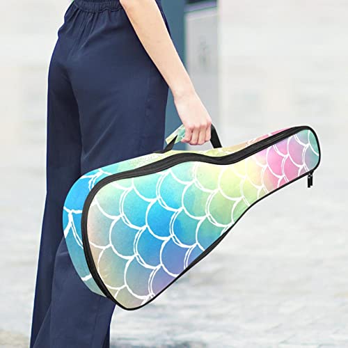 Sac de rangement pour ukulélé soprano et concert dégradé pastel