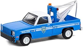 Collectibles Greenlight 30236 1987 GMC Sierra K2500 with Drop in Tow Hook - New York City Police Dept (NYPD) (Hobby Exclusive) 1:64 Scale