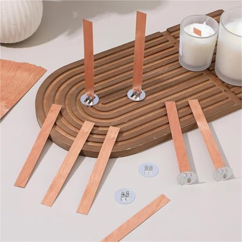 Mechas de madera para velas, pack de 240 unidades miniatura 5