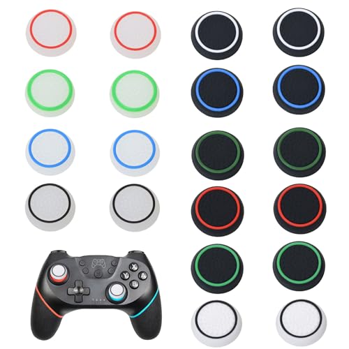 20 Stück Ps5 Controller Stick Aufsätze,Ps5 Controller Sticks,Ps5 Stick Aufsätze,Ps5 Controller Zubehör,Controller Grip,Xbox Controller Zubehör,Kompatibel Mit Silikon-Joystick,Für Xbox Series
