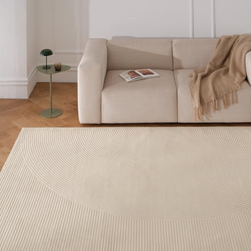 Tapete Revival Rugs 200x152 cm Beige Recycled Polyester