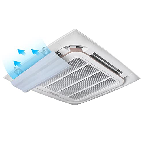 ダブルウィングの角度調整可能なエアコンディフレクターは、商業オフィスの公共エリア向けの冷暖房空気循環、防風/結露防止に役立ちます