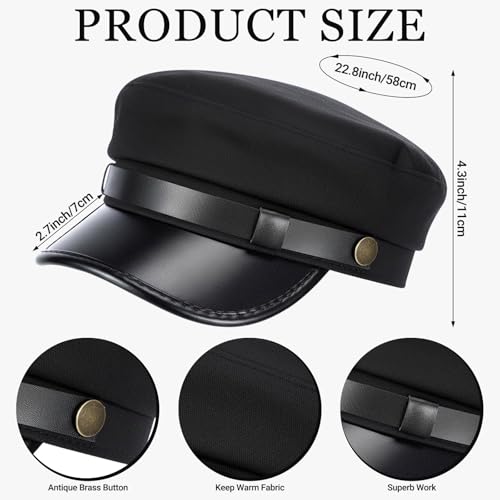 Sombrero estilo clásico Newsboy retro unisex miniatura 2
