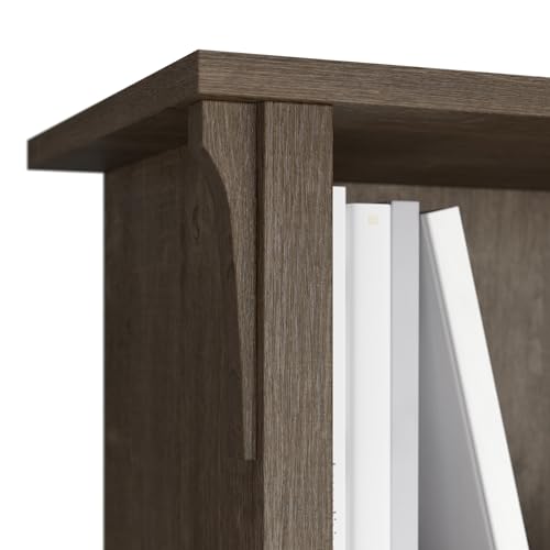 Bush Furniture Salinas 6 Cube Organizer in Ash Brown, Office Storage Solution, Home Organizer with Open Shelving, Compact Unit for Books and Supplies - Image 5