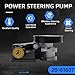 20-61607 Power Steering Pump with Pulley & Reservoir for Jeep Grand Cherokee Sport Utility 4.0L L6 1999-2004, for Jeep Grand Cherokee Sport Utility 4.7L V8 1999-2000, Replaces 5080551AA 52088278AC
