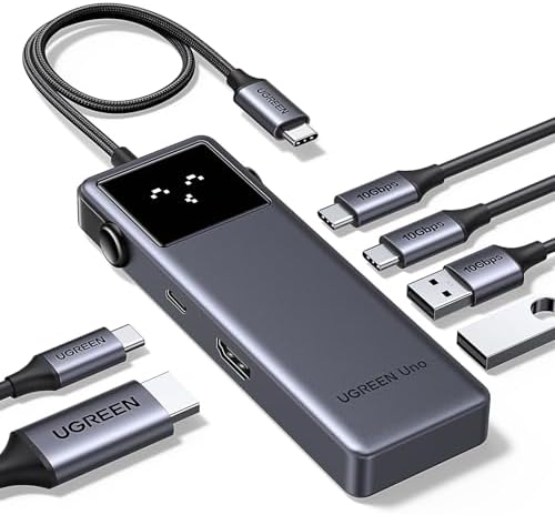 UGREEN Uno Hub USB C, 6 em 1 Robot ...
