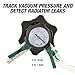OEMTOOLS 24444 Coolant Vacuum Refill Kit, Coolant Pressure Tester Kit, 70–110 PSI Working Pressure, 5 Bushings, 1 Tapered Cone Adapter, Vacuum Leak Detector, Pressure Tester for Coolant System