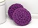 Handmade Purple Reusable Dish Scrubbers Set of 2
