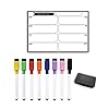VERBENA LINN Schema Krijtbord, Magnetische Kalender Pasteboard School Week Maand Schema Plan Arrangement Apparatuur…