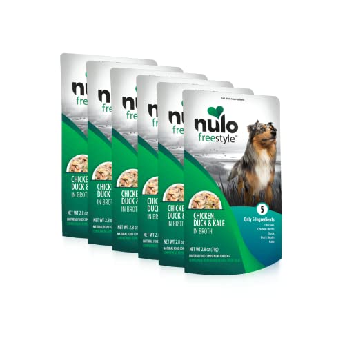 Image of Nulo Freestyle Puppy & Dog Wet Dog Food Topper, Premium All Natural Grain-Free, Real Meat Dog Food Topper with High Animal-Based Protein and Only 5 or Less Ingredients with No Additives