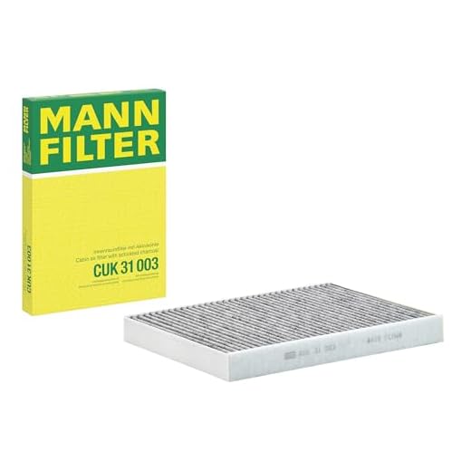 MANN-FILTER CUK 31 003 Cabin Air Filter - Pollen Filter with Activated Carbon