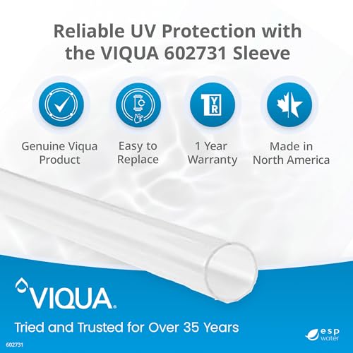 Viqua UVMAX 5B y B4 Manguito de Cuarzo de Repuesto 602731 miniatura 2