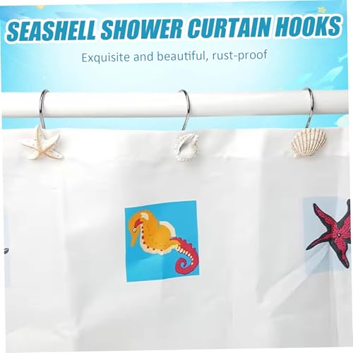 Recopilación de Ganchos decorativos para cortinas de ducha . 22 Imagen adicional