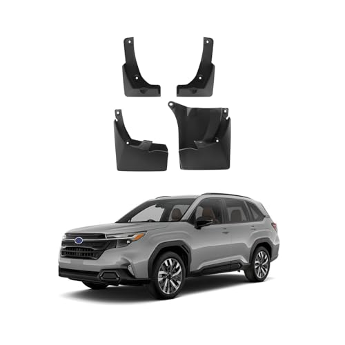 Image of Car Mudguard Mud Flaps for Subaru Forester 2025-2026 Molded Custom Front and Rear Mudflaps Splash Guards Fender Flares Kit 4-PC Auto Accessories,Send 1 Car Wash Towel,2025~2026