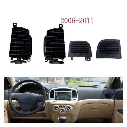 Rejillas de ventilación de salpicadero central para Hyundai Accent Hatchback 974101E000 2