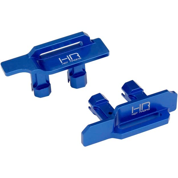 Fermabatteria In Alluminio Blu Hot Racing Per Traxxas Xmaxx 30mm - 126M06