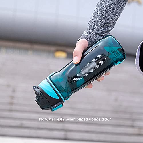 Waterfles Waterfles met Handvat Brede Mond Sportfles Fiets Waterflessen voor Buitensporten Camping Kantoor Wandelingsfles (Kleur: Blauw1) - Image 8