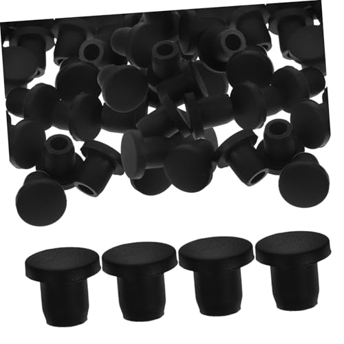 LIFKOME 50pcs Pipe Plugs Round Tubing End Caps for Tight Seal Stoppers for Various Applications Easy to Insert and Remove for DIY Projects