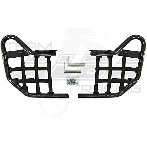 Raptor 660 YFM 660R (2001-2005) Standard Nerf Bars Black w/Black Net By Alba Racing Cover