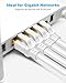 DDMALL CAT 8 Ethernet Cable 20 ft,High Speed 40Gbps 2000MHz, Indoor&Outdoor, Heavy Duty SFTP Internet Shielded LAN Cord with Gold Plated RJ45 Connector for Gaming, Router, Modem, PC (20ft White)