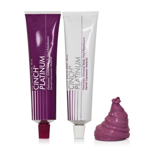 Parkell S435 Cinch Medium, Platinum Tube, 4 Min. Set, 3 min. Working Time, 80 mL (Pack of 4)