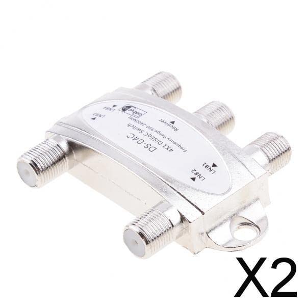 ATORSE 2xFTA Switch 4X1 DiSEqC Satellite Dish for FTA Receiver 4 in 1 Multi LNB LNBF-image-25