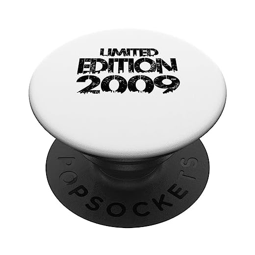 Edición limitada 2009 Cumpleaños 2009 Vintage 2009 PopSockets PopGrip Intercambiable