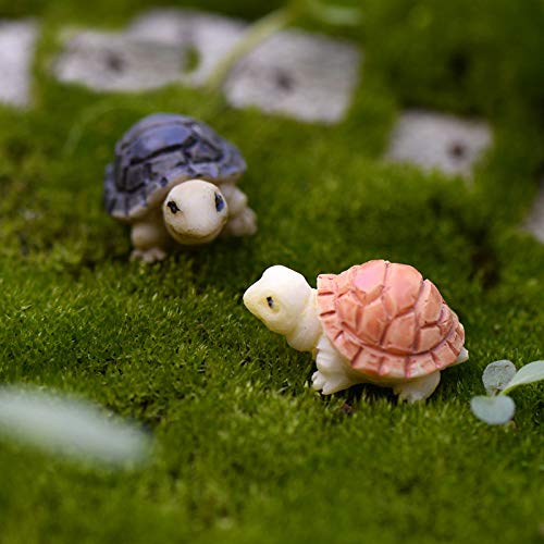 10 Stück Meeresschildkröten-Miniaturen Aus Harz – Deko Für Feengarten & Terrarium