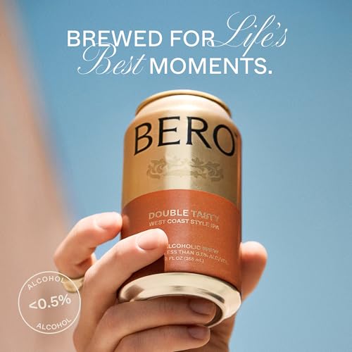 Image of BERO Non Alcoholic Beer West Coast Style Crisp IPA, 6 Pack x 12 Oz Cans