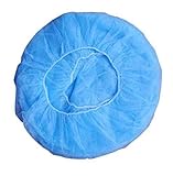 MEDICAL NATION 1000 pcs-24 (Blue) Disposable Bouffant Caps, Hair Head Cover Net, Non-Woven,...
