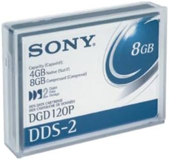 Sony DGD120P//AWW 1PK DDS2 DAT 4 MM 120 M 4/8 GB DGD120P TAPE CARTRIDGE by Sony