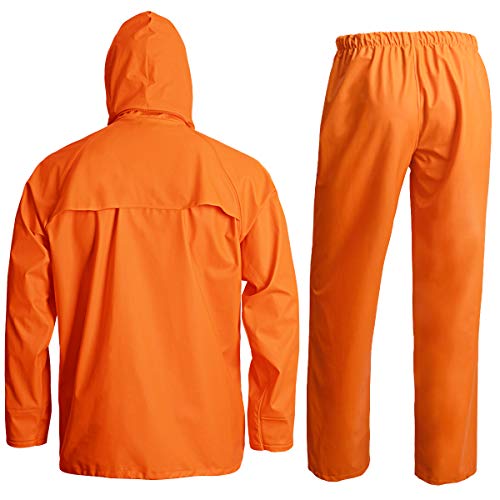 image for FWG Rain Jacket with Pants for Men Women Waterproof Foul Weather Gear 