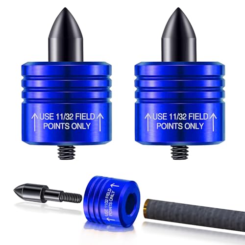 sntxmy 2 pcs Crossbow Decocking Bolt Head Decocking Bolt for Ten Point Crossbow Arrow Release Tip for Recurve&Compound Bow Release Hunting and Competition Crossbow Arrows Bolts (Blue)