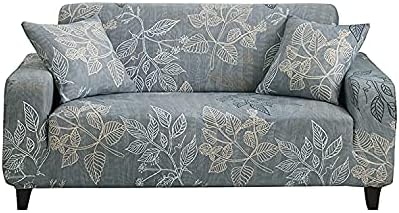 HOOBUY Printed Sofa Cover Stretch Couch Covers Patterned Loveseat Slipcovers for 2 Seater Cushion Couch Love Seat Set QSYR (2 Seater/Loveseat) Qsyr 2 Seater/Loveseat
