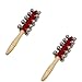 2 Pcs 10 inch Wooden Handle Bells Instrument ,Stick Ring Christmas Jingle Bells Hand Percussion Shaker 21 Bells (2 Pcs)