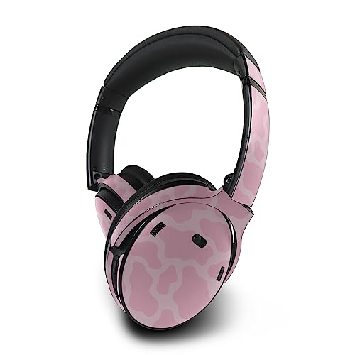 Image of MightySkins Skin Compatible with Bose QuietComfort 45 Headphones - Pink Giraffe | Protective, Durable, and Unique Vinyl Decal wrap Cover | Easy to Apply, Remove, and Change Styles | Made in The USA