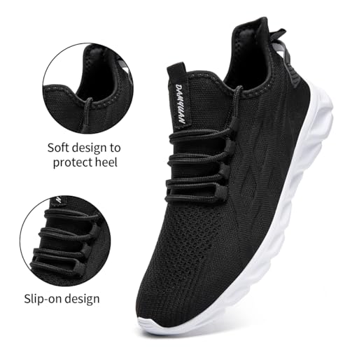 Image of DLWKIPV Womens Walking Shoes Slip On Sneakers Tennis Shoes Running Sport Workout Gym Shoes Athletic Non Slip Lightweight Breathable Fashion Casual Shoes for Travel Work