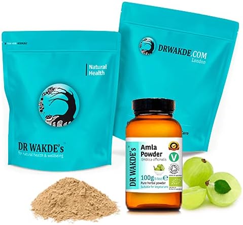 Miniatura 2 de DR WAKDE'S Amla Fruit Powder (Amalaki  Emblica officinalis)  3.5 oz  Polvo puro, crudo y seco  Aroma natural y frescura  Polvo fino  Vegano  Grado