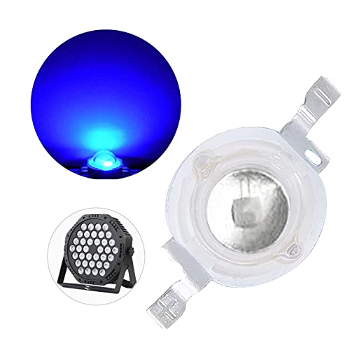 (Paquete de 20) Cuentas LED azules de 1W, Chip LED, Bombilla LED para luces de escenario LED Cover
