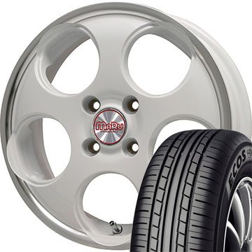 Amazon | 165/50R15 15インチ PREMIX プレミックス マル(ホワイト/リム