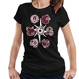 Damen T-Shirt Seven Deadly Sins Tattoos Women\'s T-Shirt