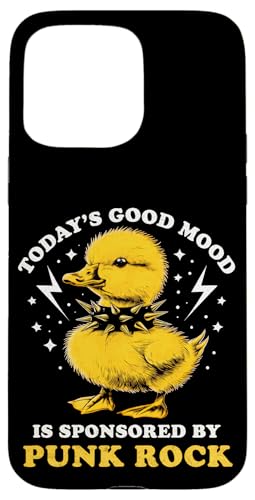 Today's Good Mood Old School Duck ���B���e�[�W�~���[�W�b�N �p���N���b�N �X�}�z�P�[�X iPhone 15 Pro Max �p