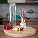 Savvy Infusion Water Bottle - 24 or 32 Ounce - Featuring Unique...