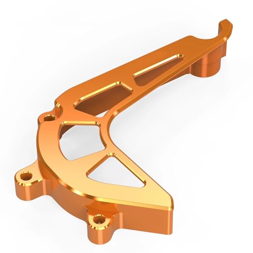 Bremsscheibenschutz Passend für KTM 390 Adventure Kettenschutz Kettenradabdeckung Case Saver Bremssattelschutz hinten(Orange)